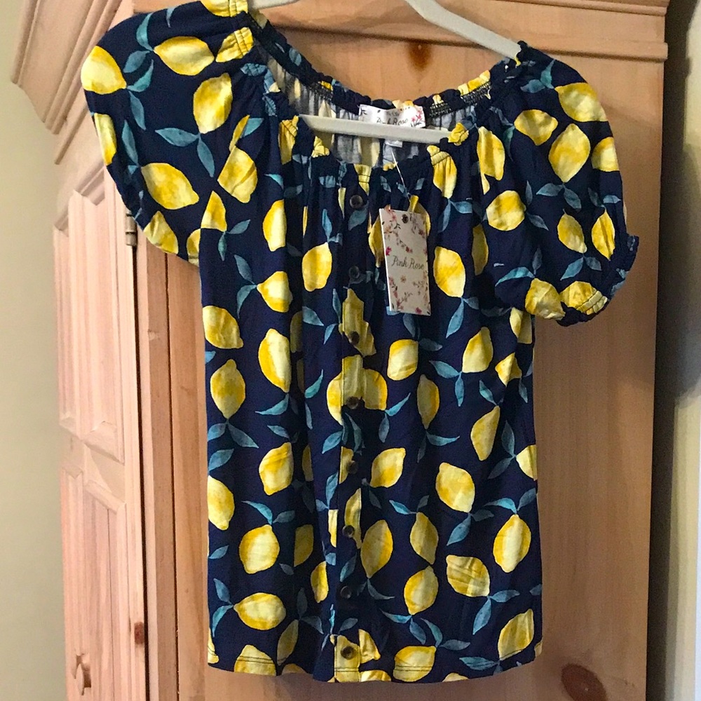 Pink Rose Lemon Top